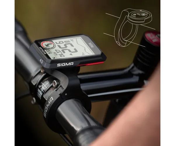 Велокомп'ютер ROX 4.0 HR Sigma Sport Чорний 3