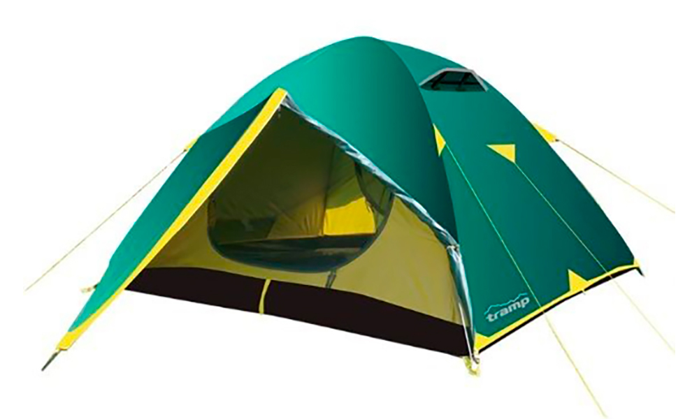 Палатка Tramp Nishe 3 v.2 зелено-желтый
