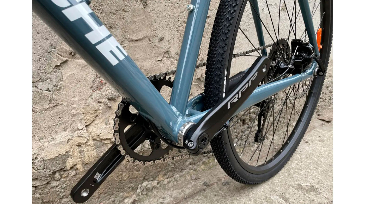 Велосипед DeMARCHE Gravel Point 1х11 28" розмір S 2022 Сірий глянець 5 Велосипед DeMARCHE Gravel Point 1х11 28" розмір S 2022 Сірий глянець 5