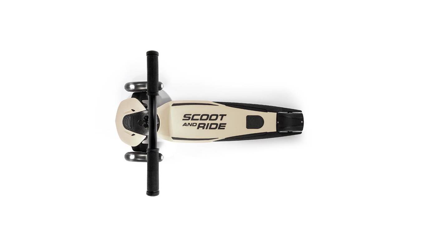 Самокат Scoot and Ride серии Highwaykick-5 со светящимися колёсами светло-серый, 5+ до 80 кг 3