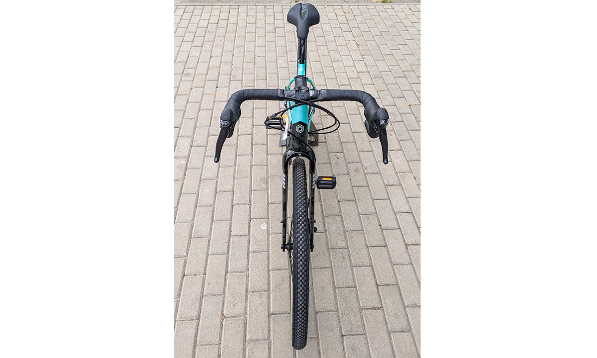 Фотография Велосипед Polygon BEND R2 27,5" 2021 размер М Голубо-черный 11