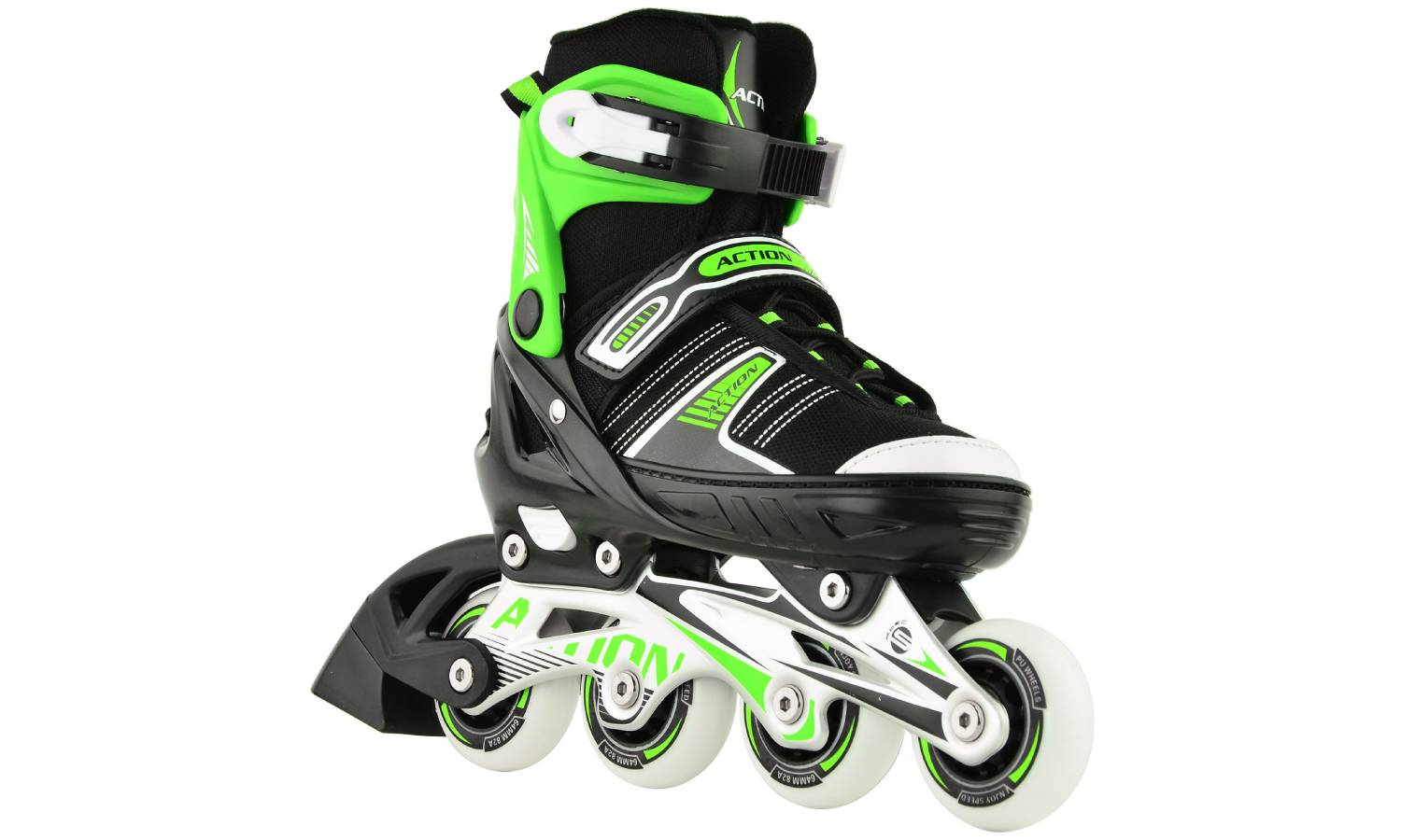Роликовые коньки Action 2 в 1 Ronny размер 29-32 Green 3