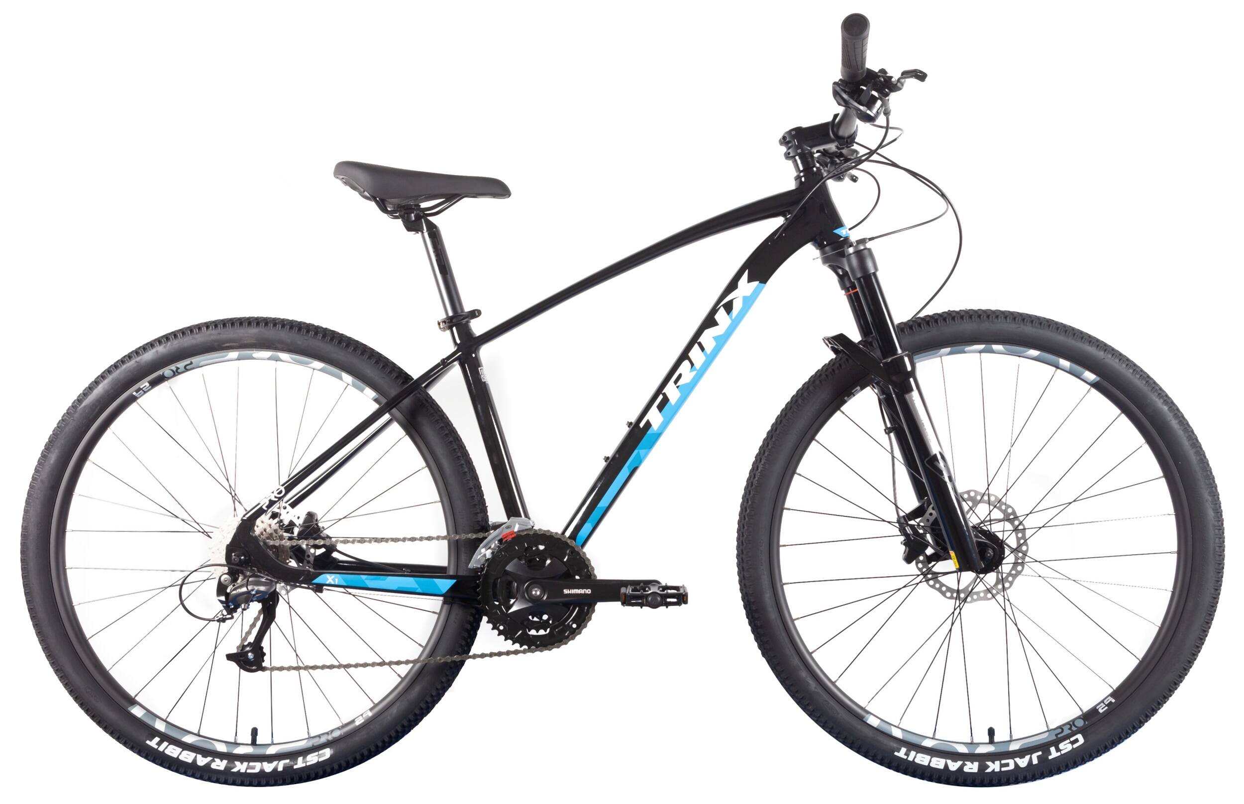 Фотографія Велосипед Trinx X1 Pro 29" розмір М рама 17 2021 Black-blue-white