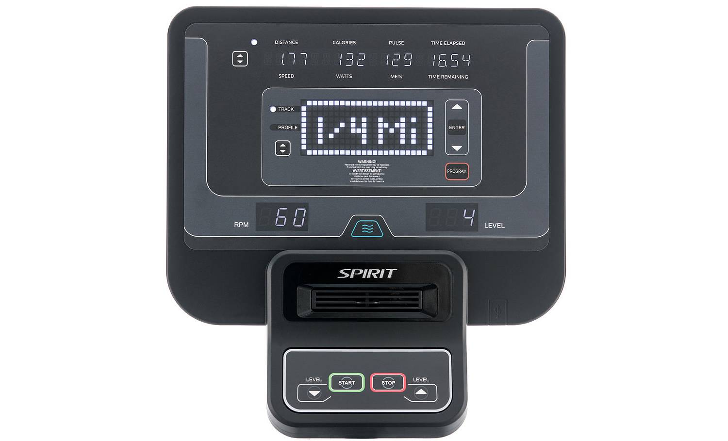 Велотренажер вертикальный Spirit CU800+ 6