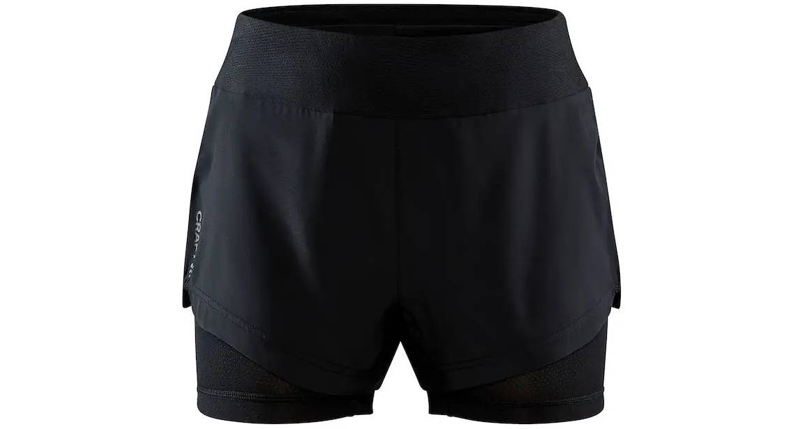 Фотография Велошорты Craft ADV Essence 2-in-1 Shorts женские, размер XS, сезон SS 22, черный