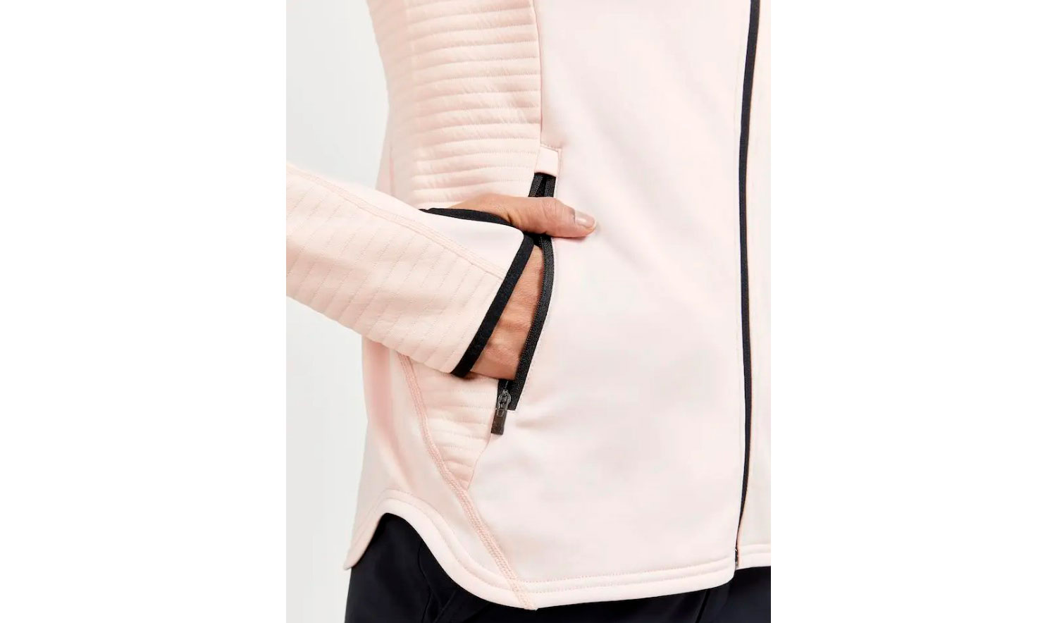 Кофта Craft ADV Tech Fleece Thermal midlayer женский, размер L, сезон AW 21, бежевый 5 Кофта Craft ADV Tech Fleece Thermal midlayer женский, размер L, сезон AW 21, бежевый 5