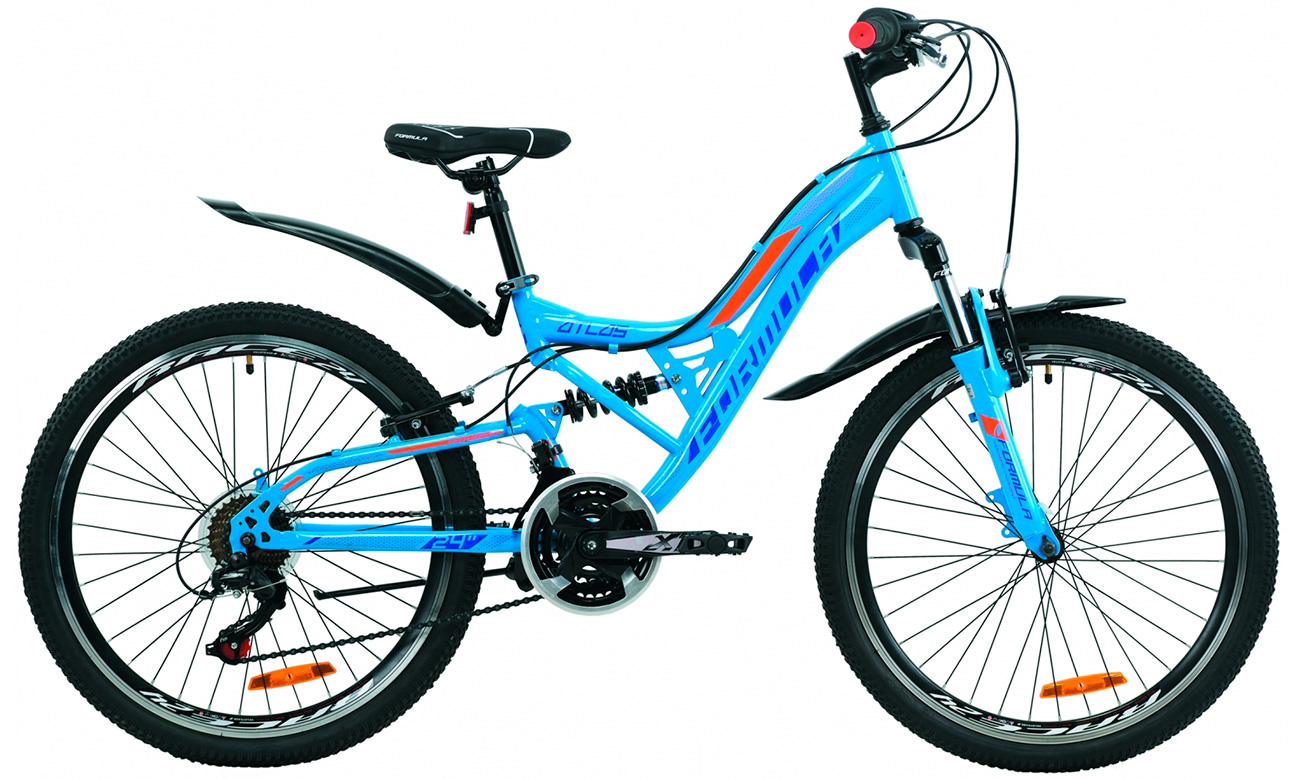 Фотография Велосипед Formula ATLAS 24" (2020) 2020 Сине-оранжевый