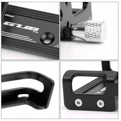 Держатель для смартфонов GUB P-10, алюминий, Черный 5