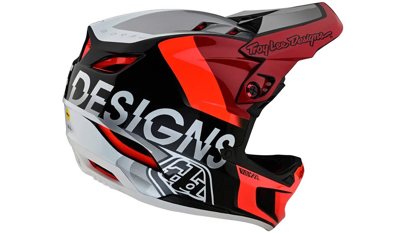 Вело шлем TLD D4 COMPOSITE размер XL (60-62 см) Qualifier Silver/Red 2