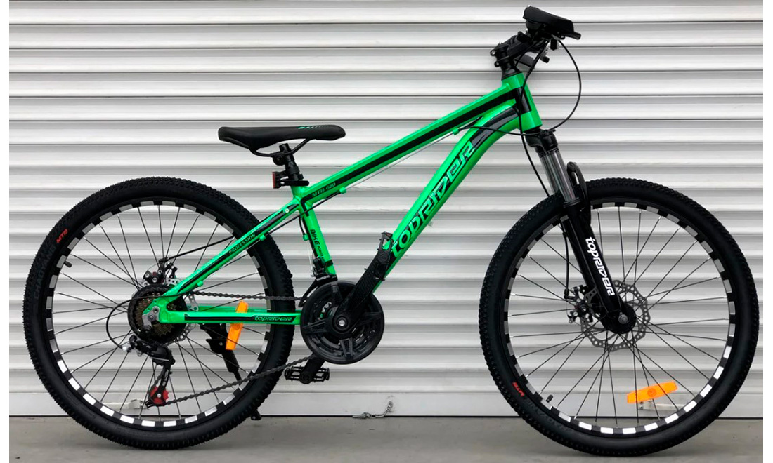 Фотография Велосипед детский TopRider 24" MONO KD680 2020 Зеленый