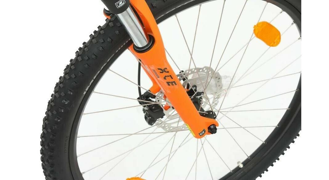 Фотографія Велосипед KTM CHICAGO 272 27.5", розмір M рама 43см (2022) Чорно-жовтогарячий 6