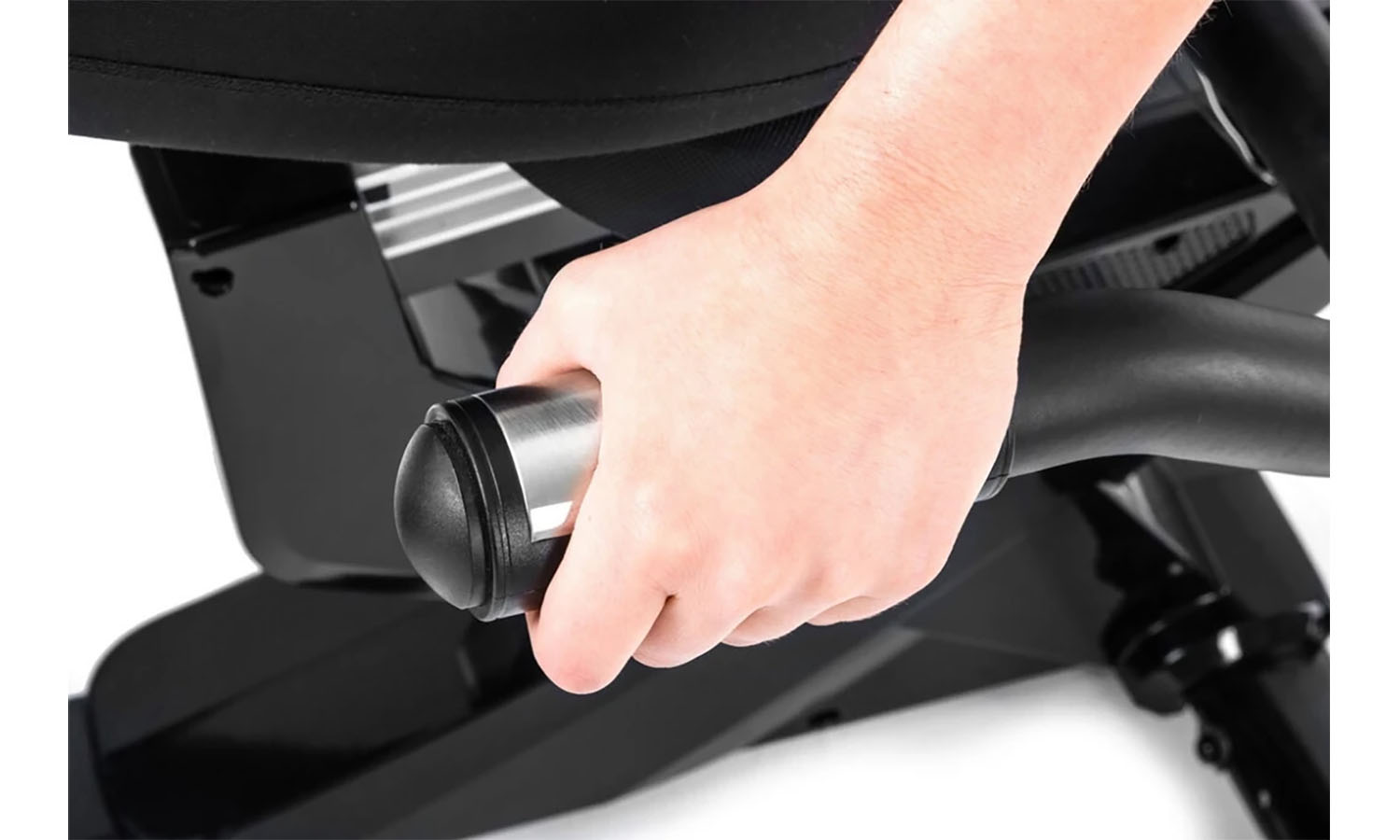 Горизонтальный велотренажер Hop-Sport HS-070L Helix iConsole+ Белый 7