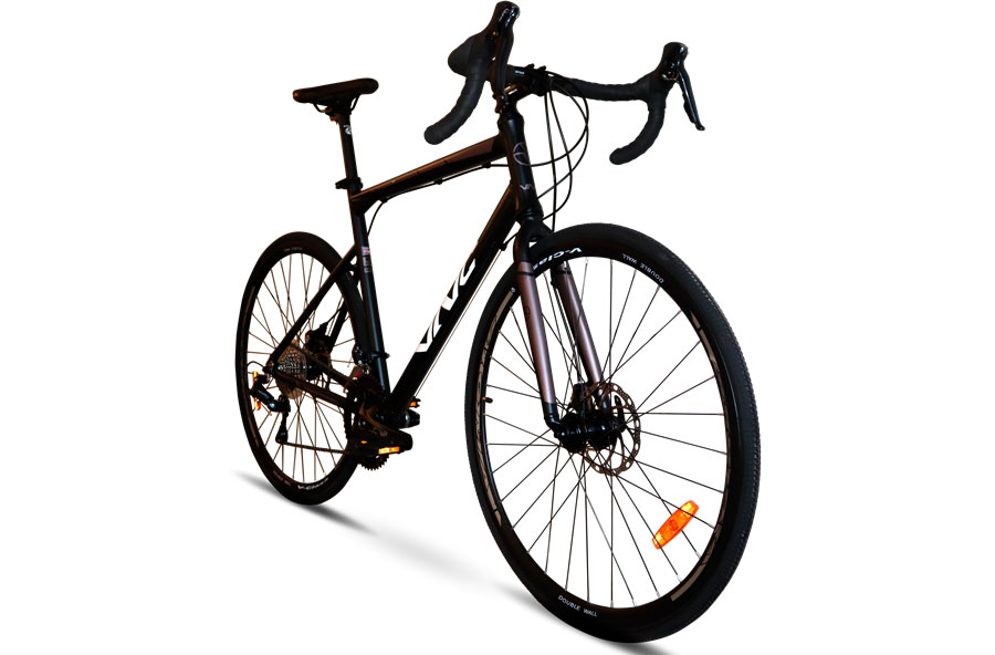 Фотография Велосипед VNC PrimeRacer A7 28" размер L рама 55 см 2022 Черно-серый 2