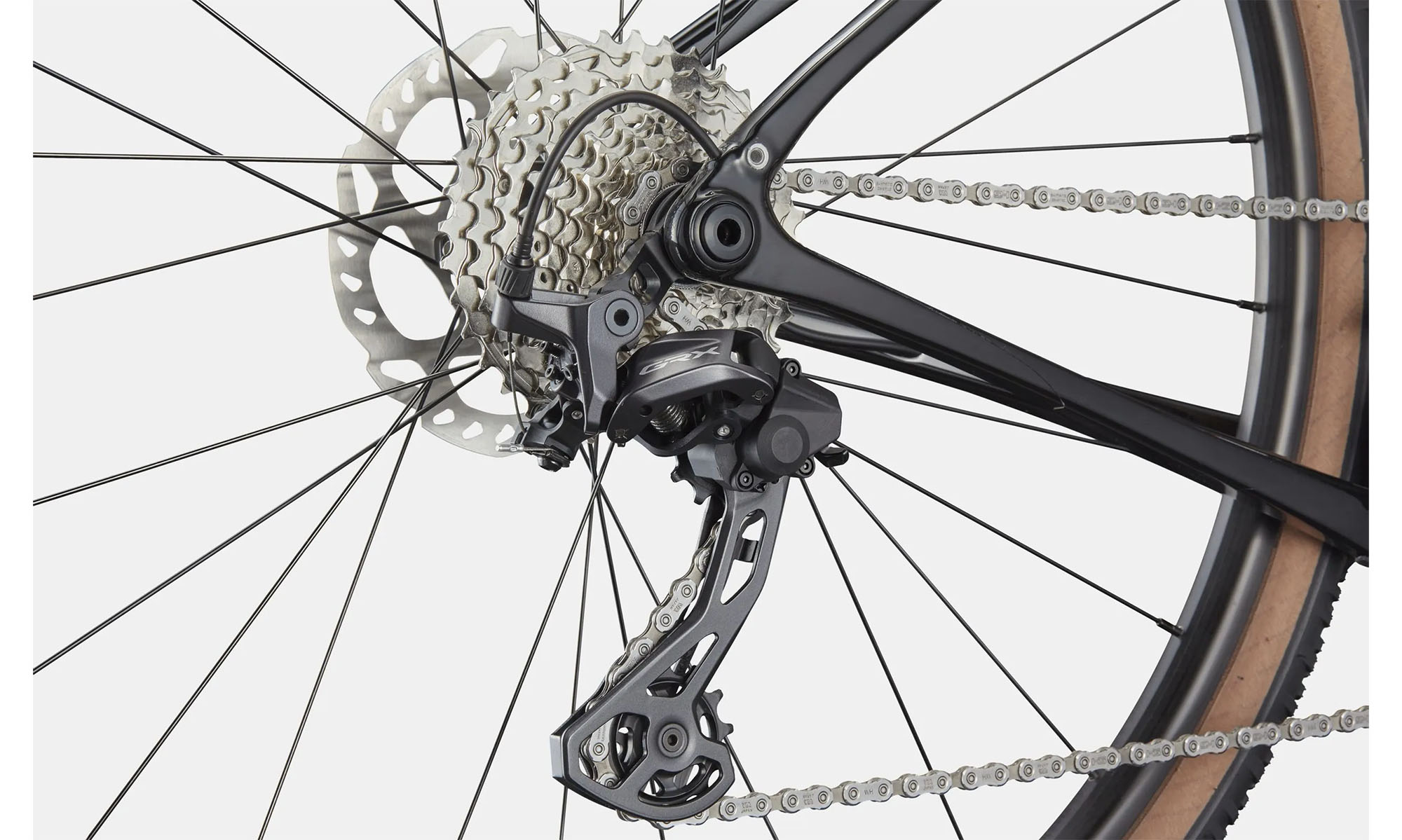 Фотографія Велосипед Cannondale TOPSTONE Carbon 3 GRX 2x 28", размер M, рама 54, 2025, SBK (темно-серый) 6