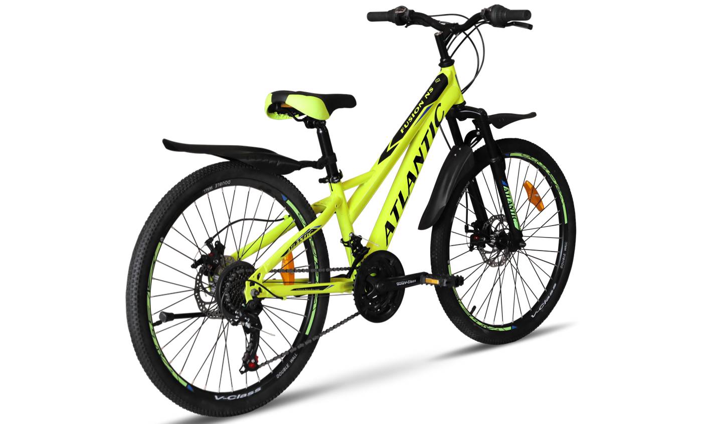 Велосипед Atlantic Fusion NS 24" розмір XXS рама 12 2022 Жовто-чорний 2