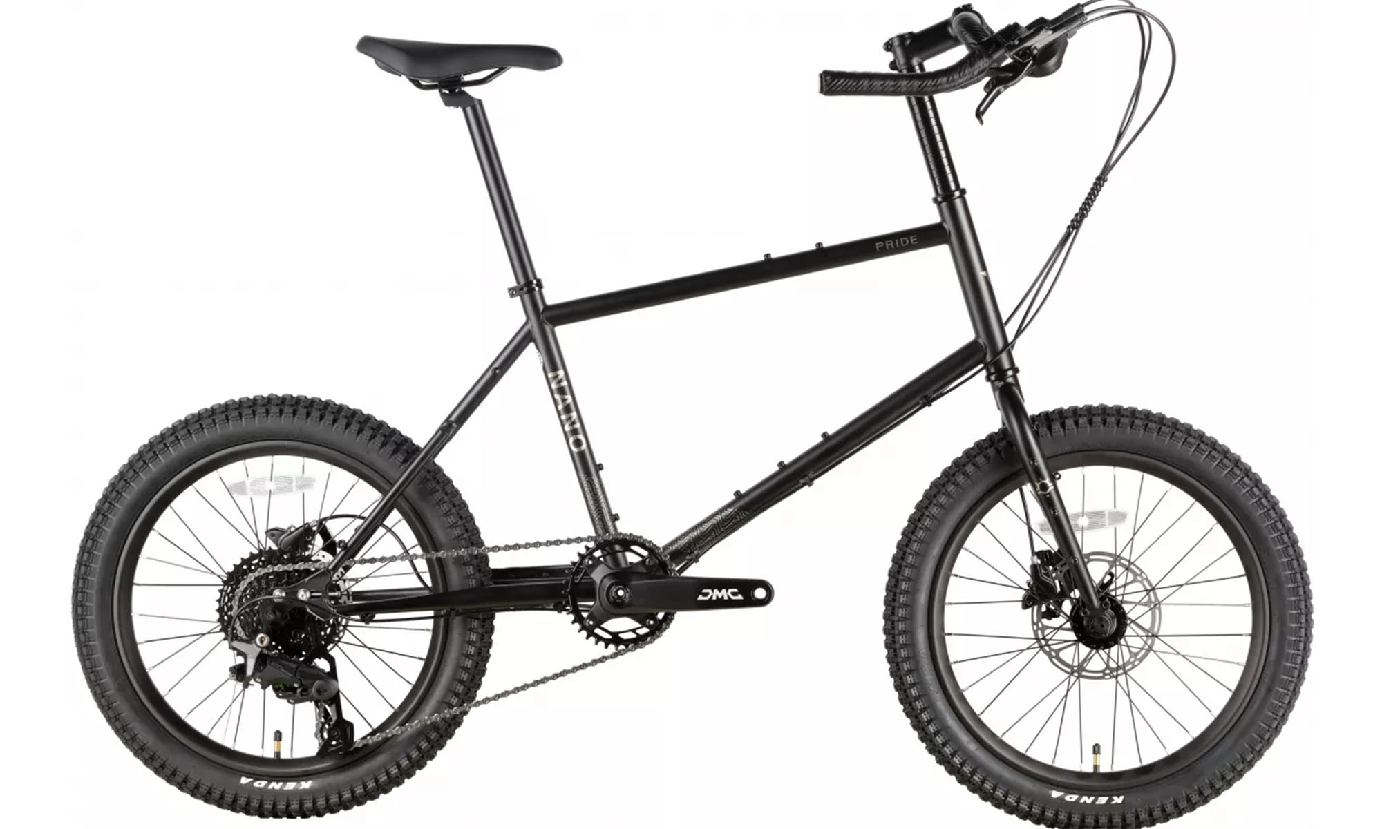 Велосипед Pride NANO 20", размер One Size, год 2026, черный Велосипед Pride NANO 20", размер One Size, год 2026, черный