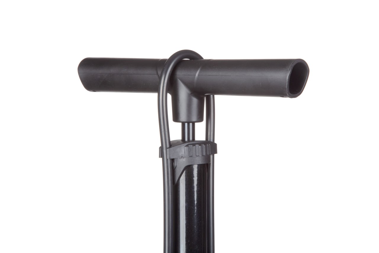 Насос напольный ONRIDE Flow 10 стальной, с манометром, макс. давление 120 PSI головка под FV/AV 2