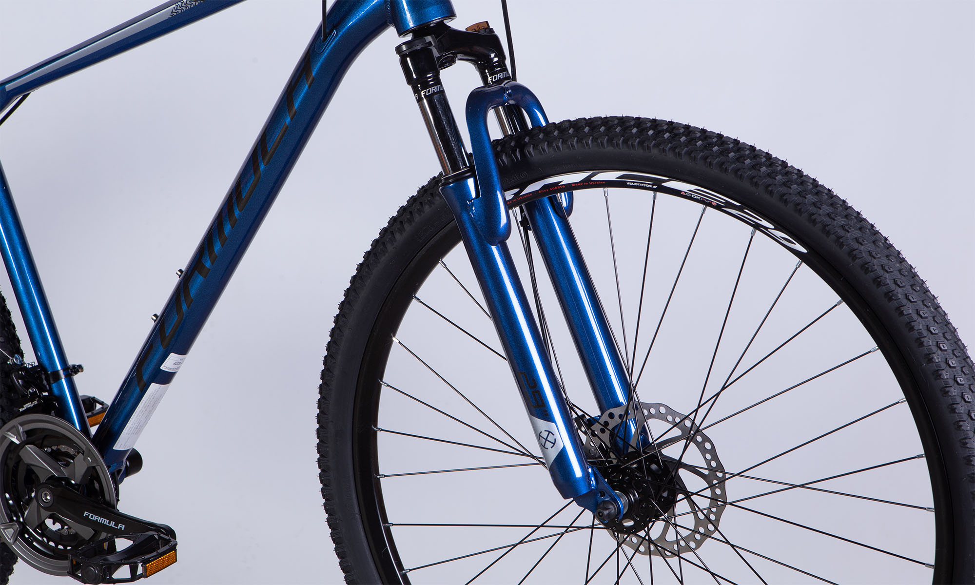 Велосипед Formula MOTION DD FR 29", размер L, рама 19", 2025, сине-черный  5