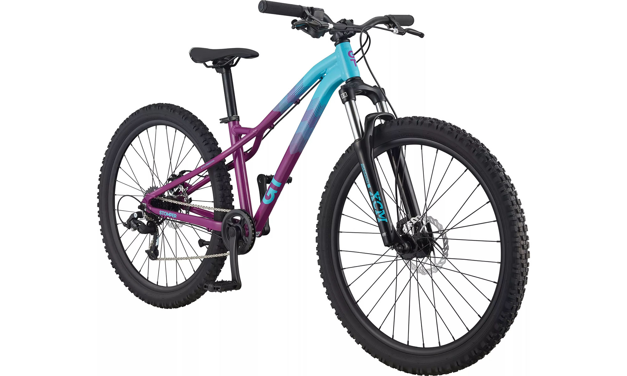 Фотография Велосипед GT Stomper HT Ace RAS OS 26", One size, 2025, сине-фиолетовый 2