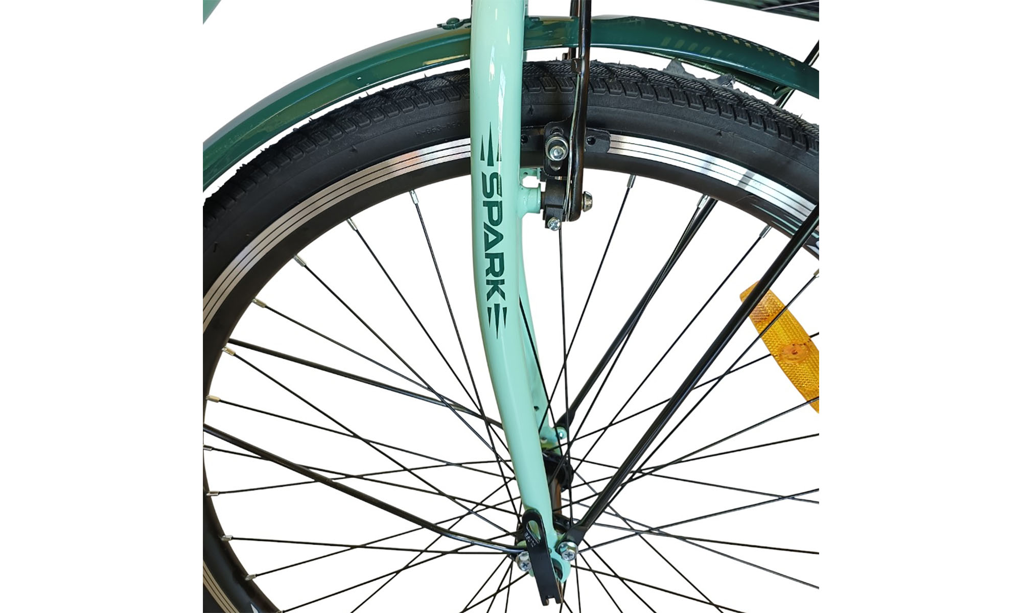 Велосипед SPARK CITY SOLA 26", размер M, рама - 17", год 2026, мятный 3