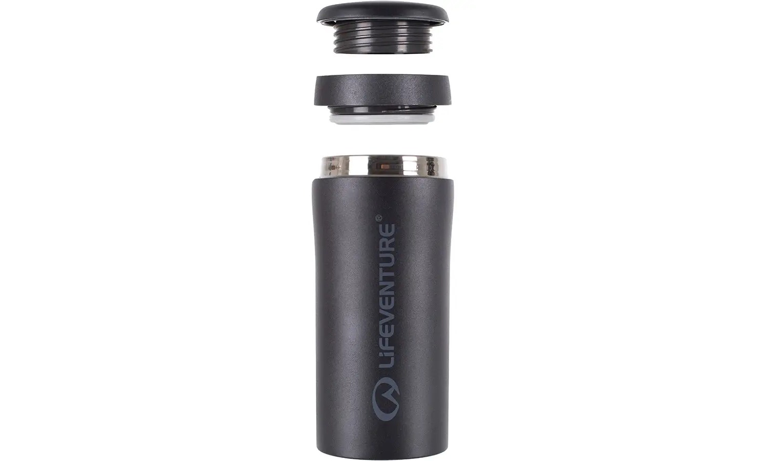 Термокружка Lifeventure Thermal Mug black matt 2