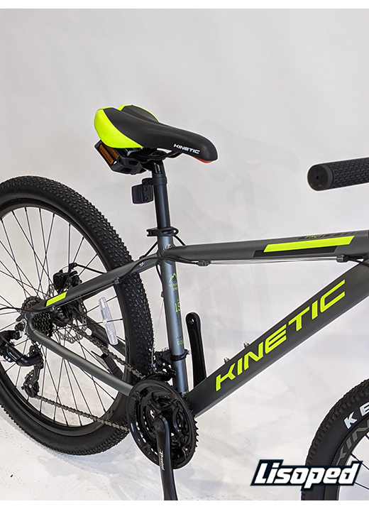 Фотография Велосипед Kinetic PROFI 26” размер XS 2021 Серо-зеленый 6