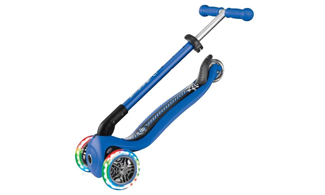 Самокат GLOBBER серии PRIMO FOLDABLE FANTASY LIGHTS, синий, 3+ 6