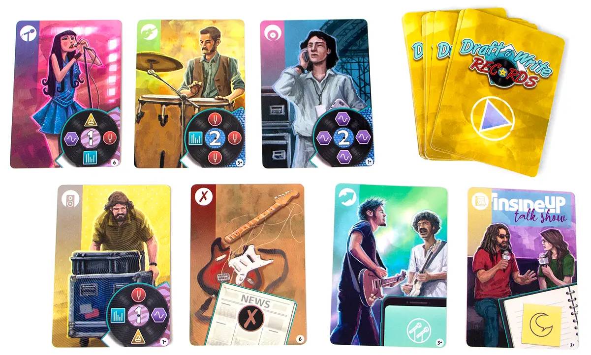 Настольная игра Draft & Write Records + 2 мини-дополнения 11