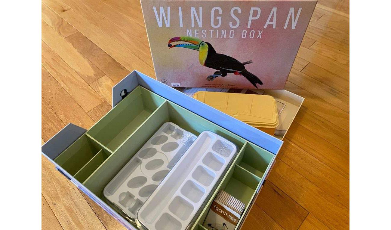 Фотография Коробка-органайзер для игры Крылья + дополнения (Wingspan Nesting Box) 2