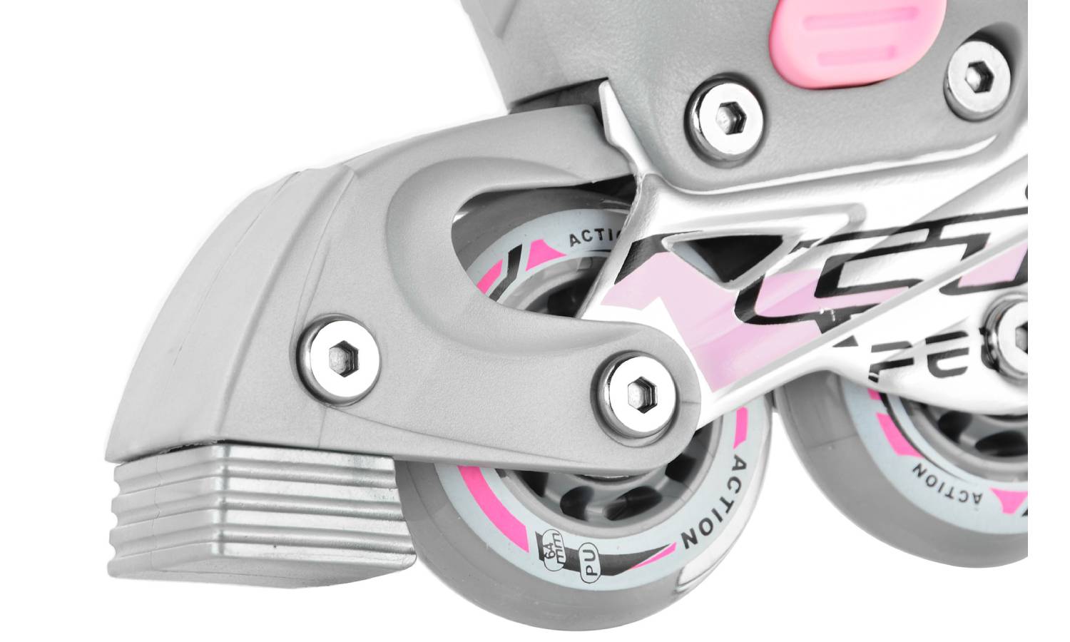 Роликовые коньки Action ANNY размер 37-40 Pink 4
