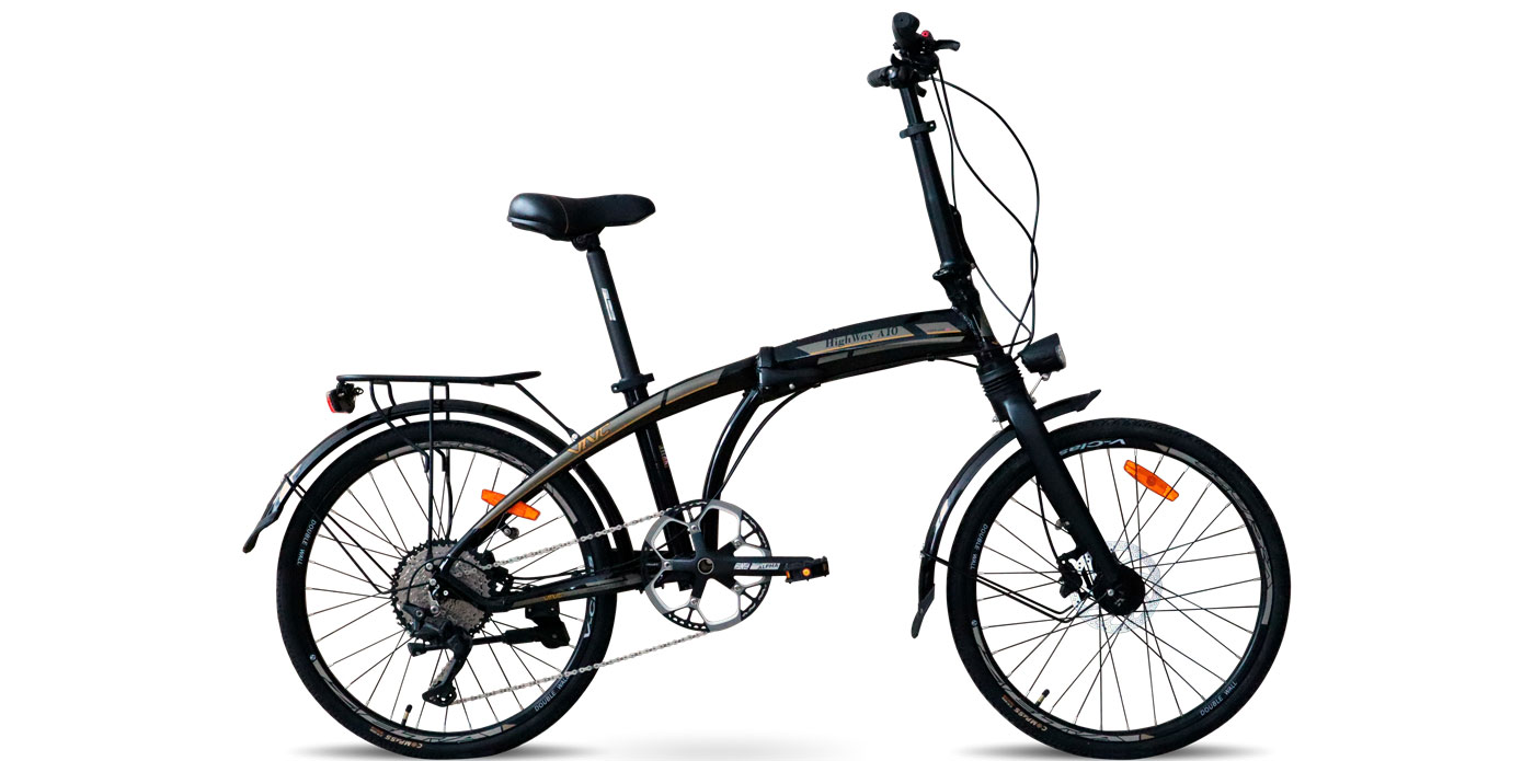 Фотография Велосипед VNC HighWay A10 24" 2023 Черно-серый