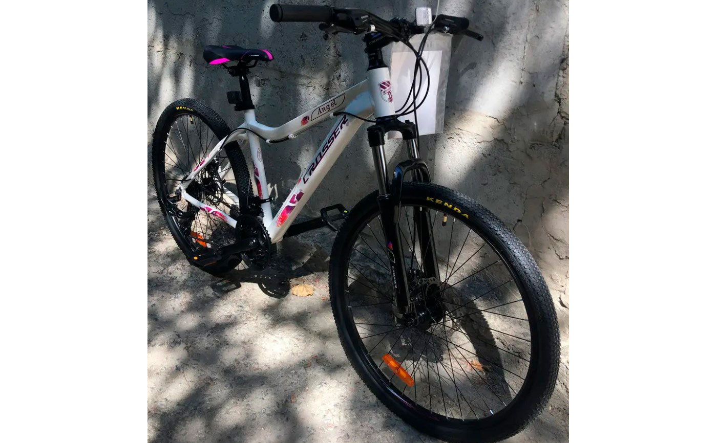 Велосипед Crosser Angel 24" размер XXS рама 13 белый 7 Велосипед Crosser Angel 24" размер XXS рама 13 белый 7
