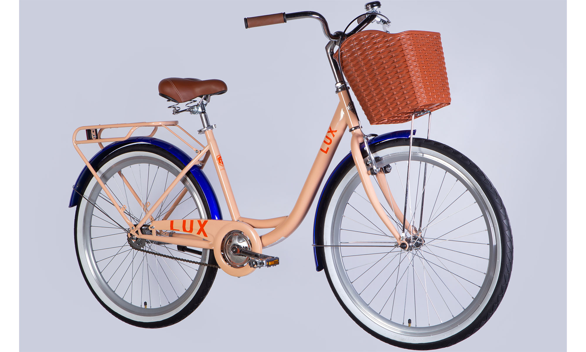 Велосипед Dorozhnik LUX Velosteel 26", размер M, рама-17", 2025, світло-рожевий 2
