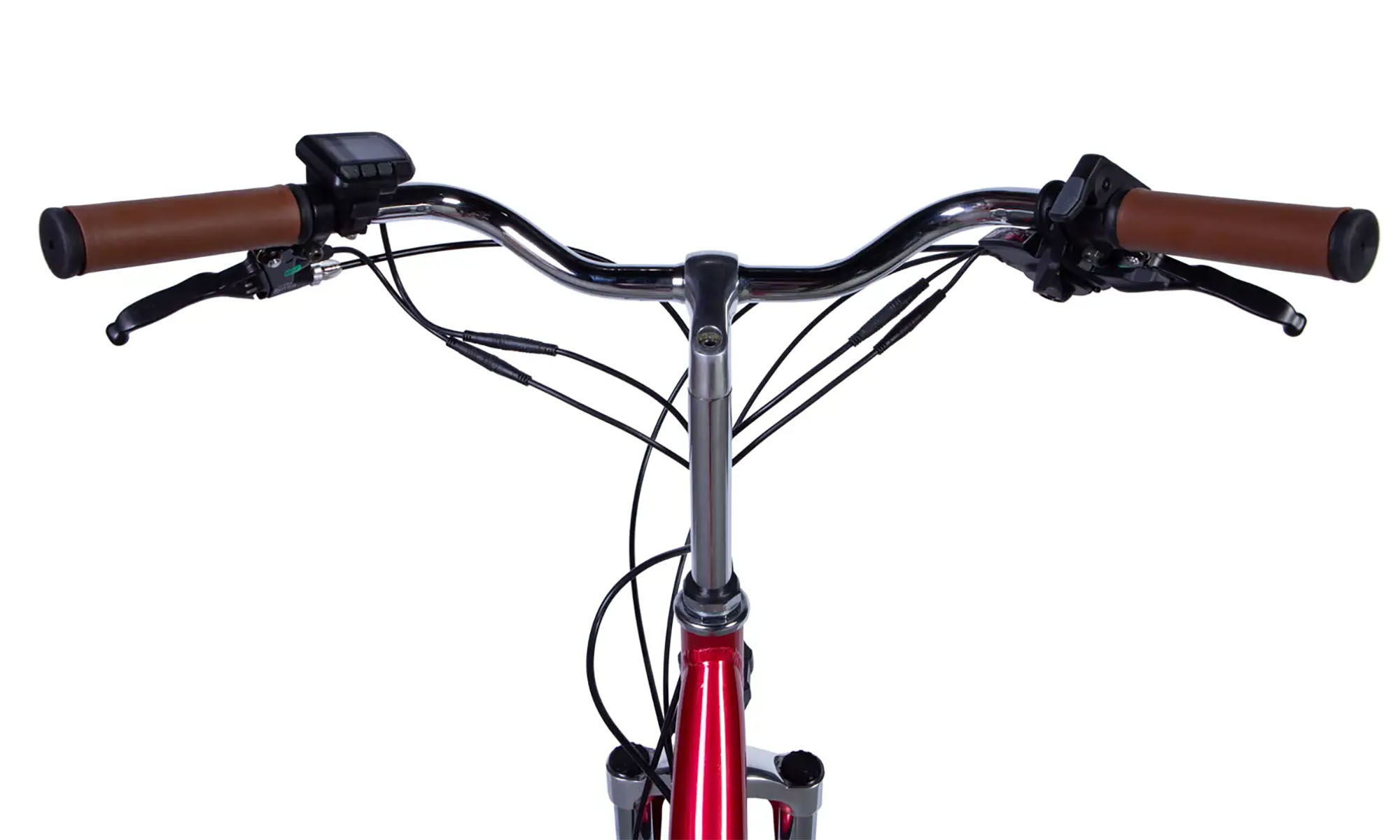 Велосипед з електроприводом Dorozhnik eRUBY DD FR 26", розмір M, рама-17", 36B, 13А*г, 500Вт, рік 2026, мокрий асфальт 2