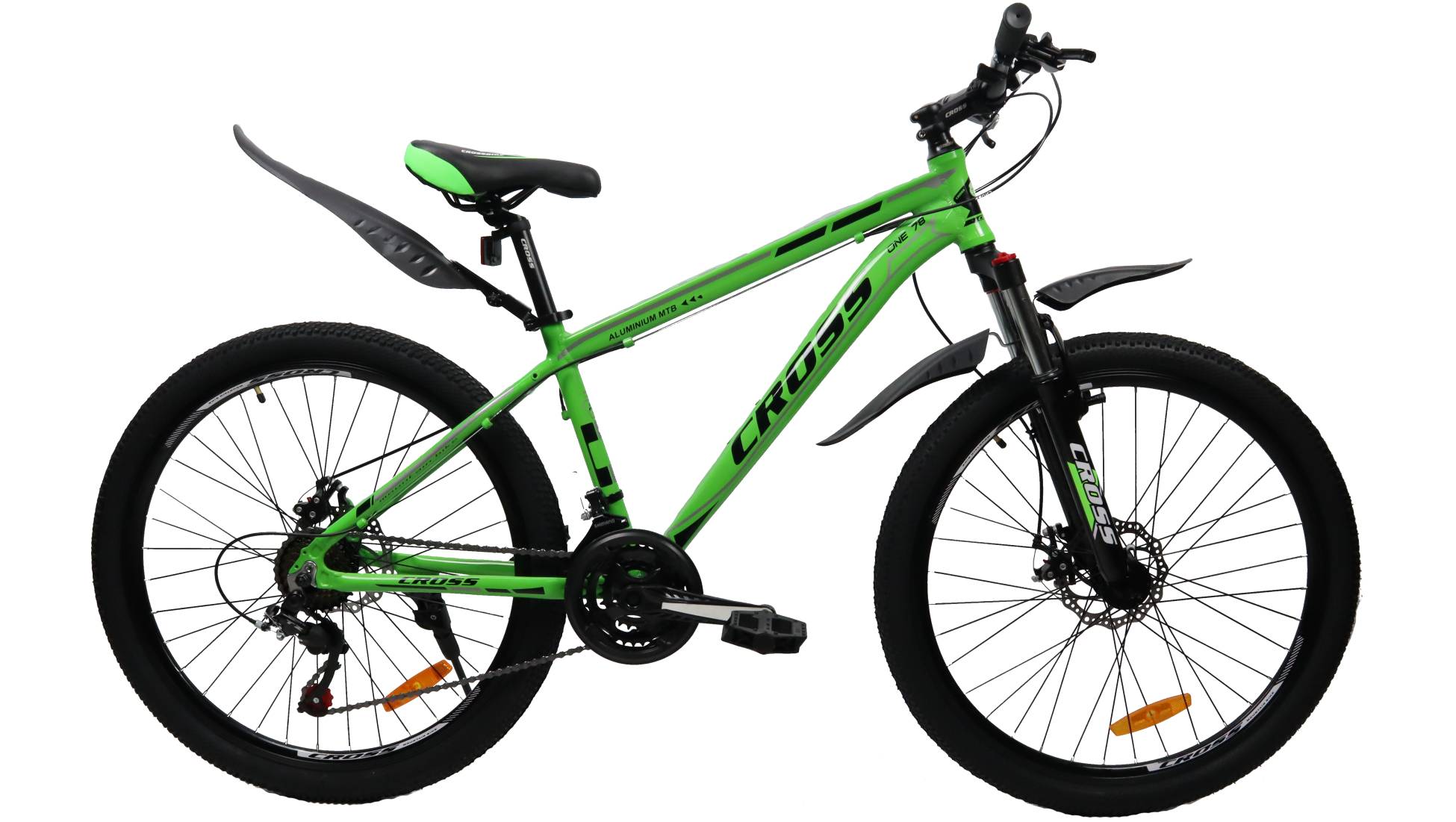 Фотографія Велосипед Cross Hunter 26" размер XS рама 13" (2021), Зеленый