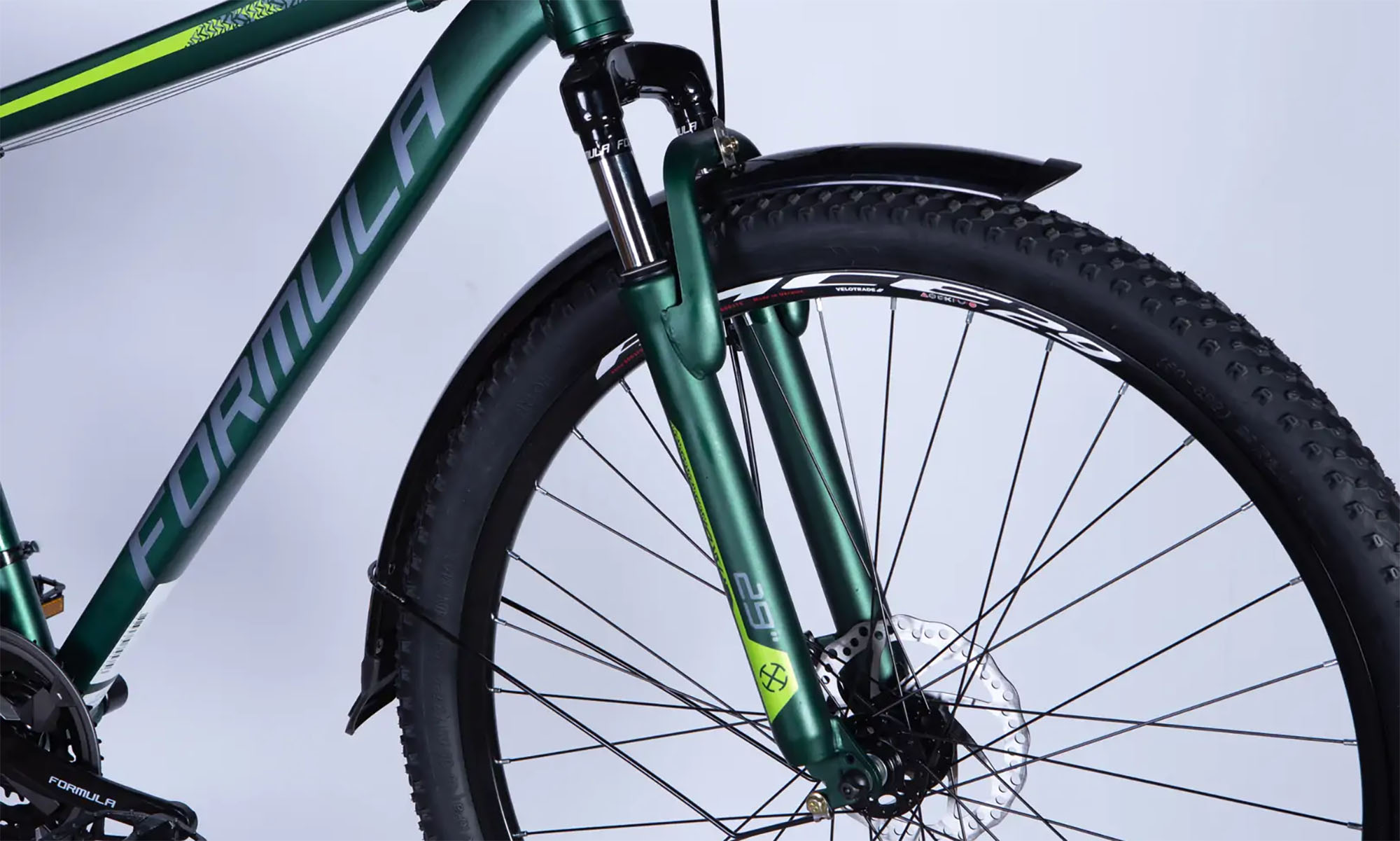 Велосипед Formula MOTION PLUS DD FR 29", розмір L рама-19", рік 2026, зелений 3 Велосипед Formula MOTION PLUS DD FR 29", розмір L рама-19", рік 2026, зелений 3