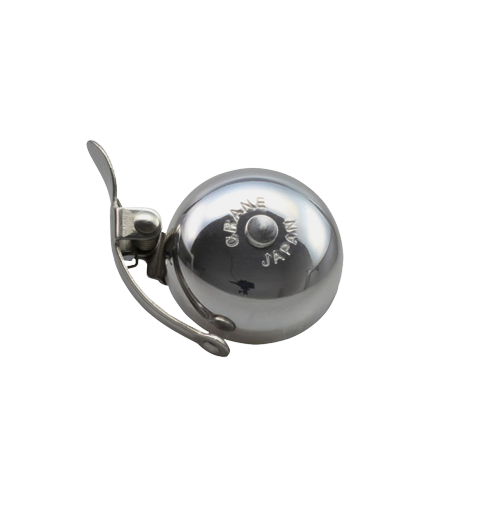 Дзвінок CRANE MINI SUZU, Polished Silver, 45мм алюміній, затискач, Сріблясто-білий 2