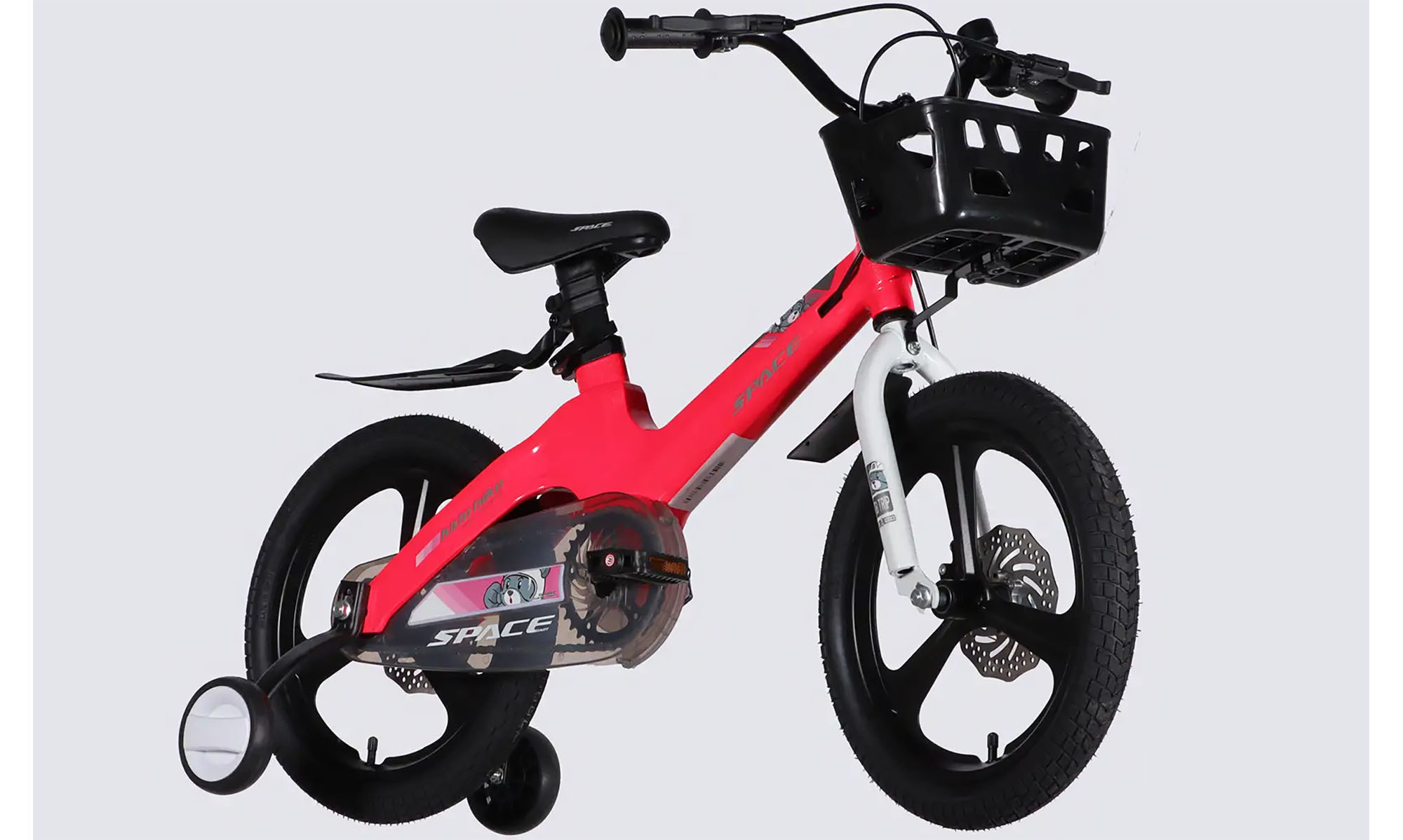 Велосипед SPACE KID MOON DD 16", размер XXS, рама-9", год 2026, розовый 2 Велосипед SPACE KID MOON DD 16", размер XXS, рама-9", год 2026, розовый 2