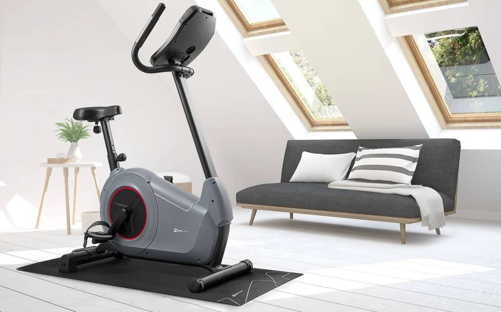 Велотренажер Hop-Sport HS-100H Solid gray iConsole+mat 3