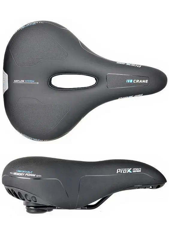 Седло ProX Crane Med Memory Foam, черный 2 Седло ProX Crane Med Memory Foam, черный 2