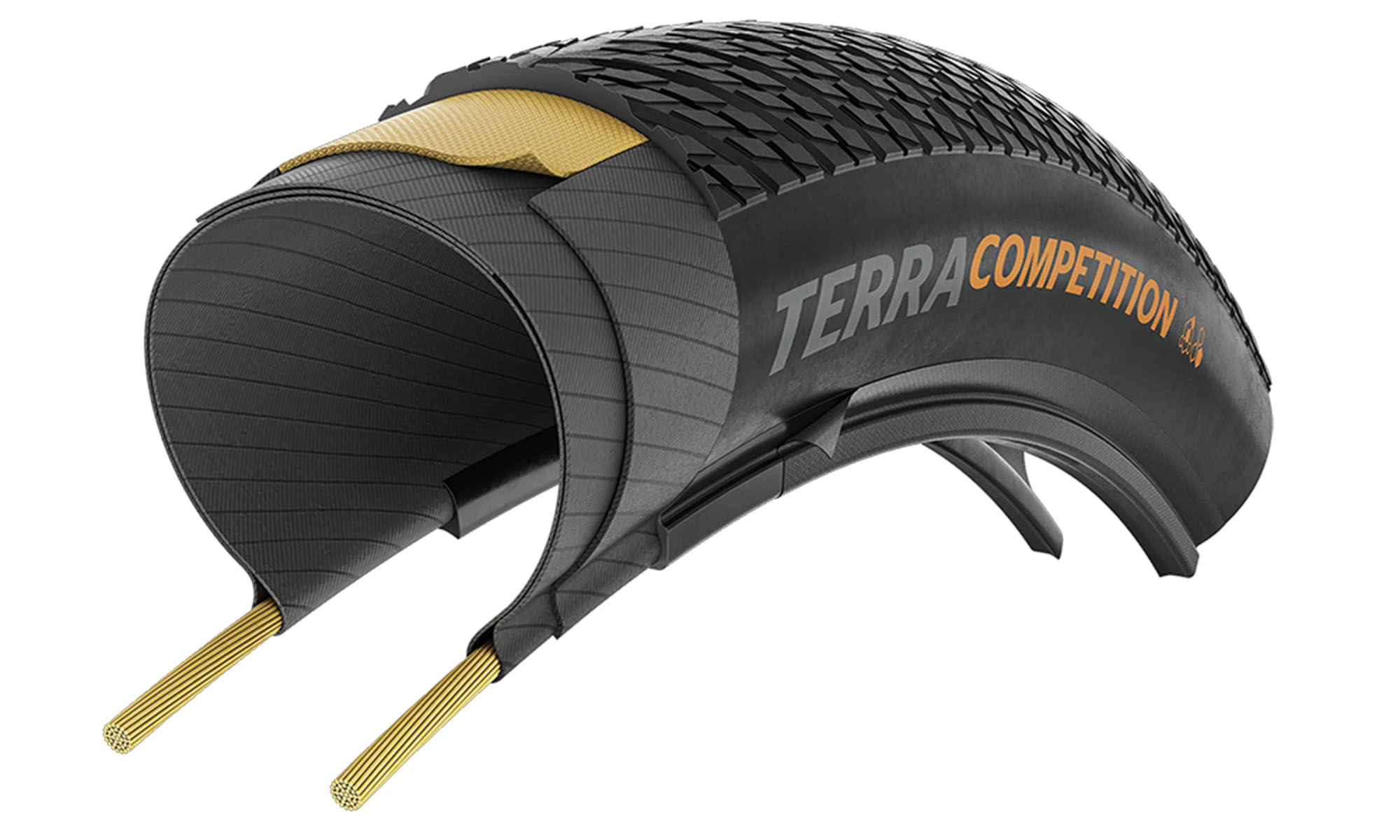Покришка безкамерна Continental Terra Competition Trail Grip 28" | 28 X 1.75 | 700 X 45C, чорна складана, skin 2