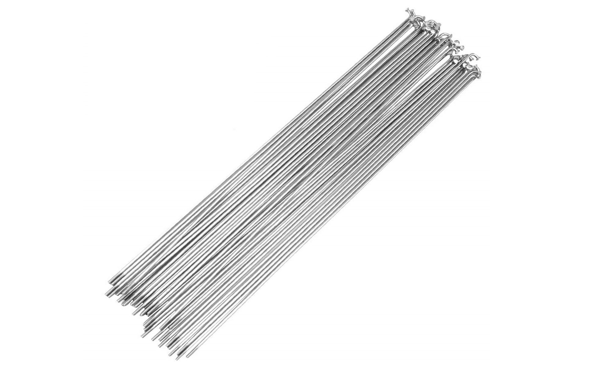 Спица Remerx 13G/2,3 мм, 216 мм, нержавейка, серебристая (100 шт.) 