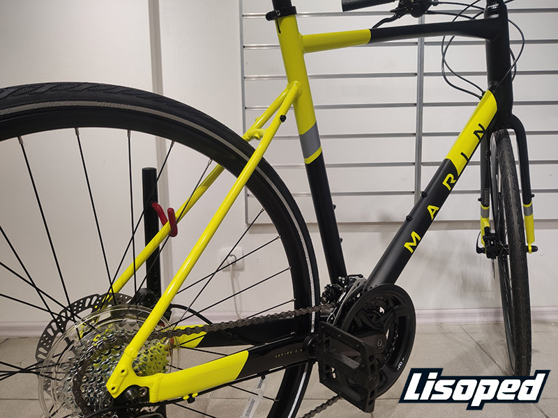 Фотография Велосипед Marin FAIRFAX 2 28" (2020) 2020 Черно-желтый 6