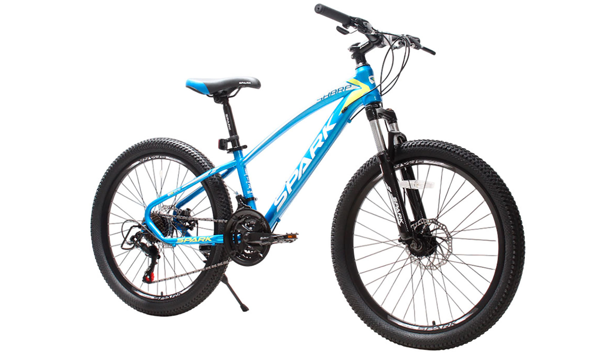 Велосипед SPARK SHARP JR. 24", розмір XXS, рама 12", рік 2025, синій 2 Велосипед SPARK SHARP JR. 24", розмір XXS, рама 12", рік 2025, синій 2