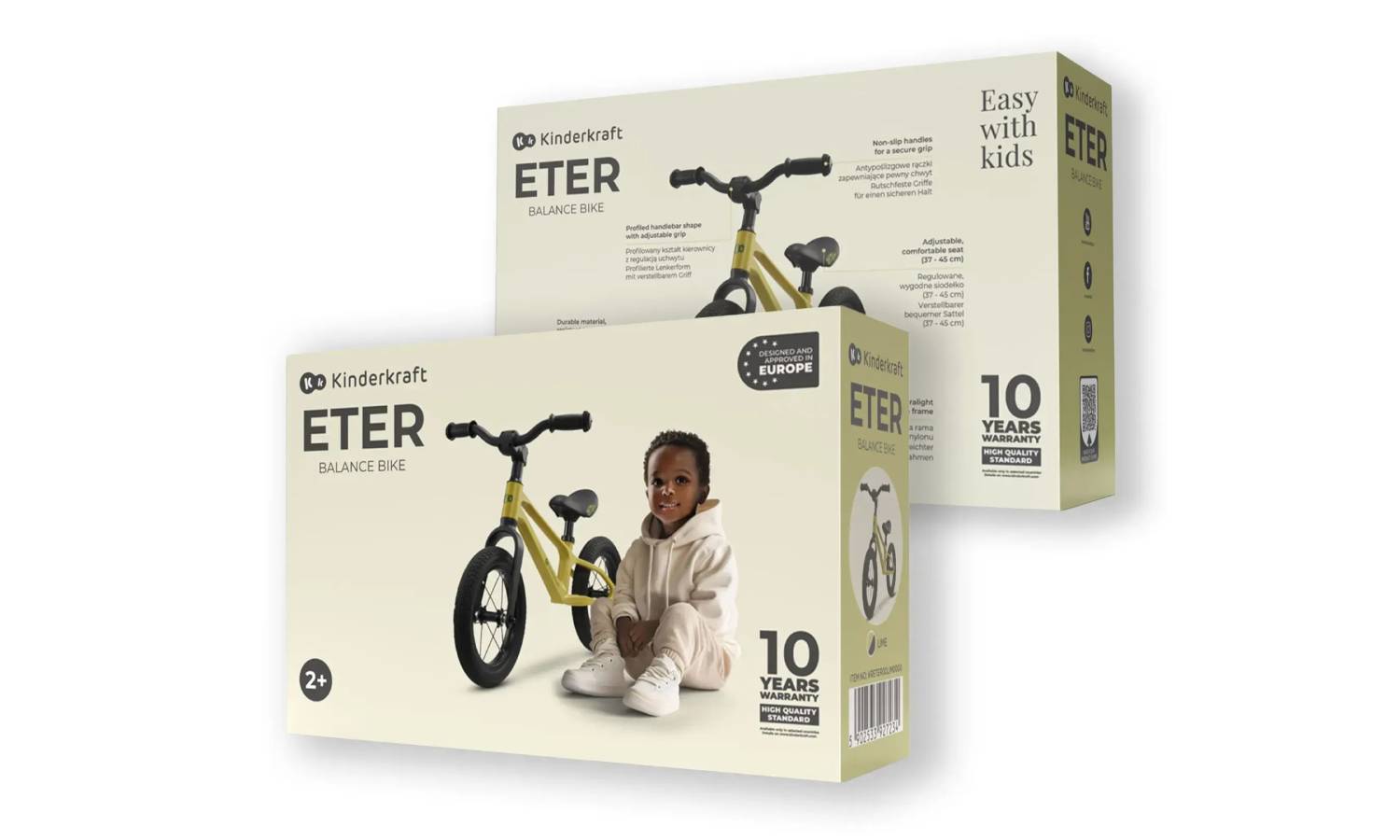 Беговел Kinderkraft Eter желто-зеленый 6 Беговел Kinderkraft Eter желто-зеленый 6