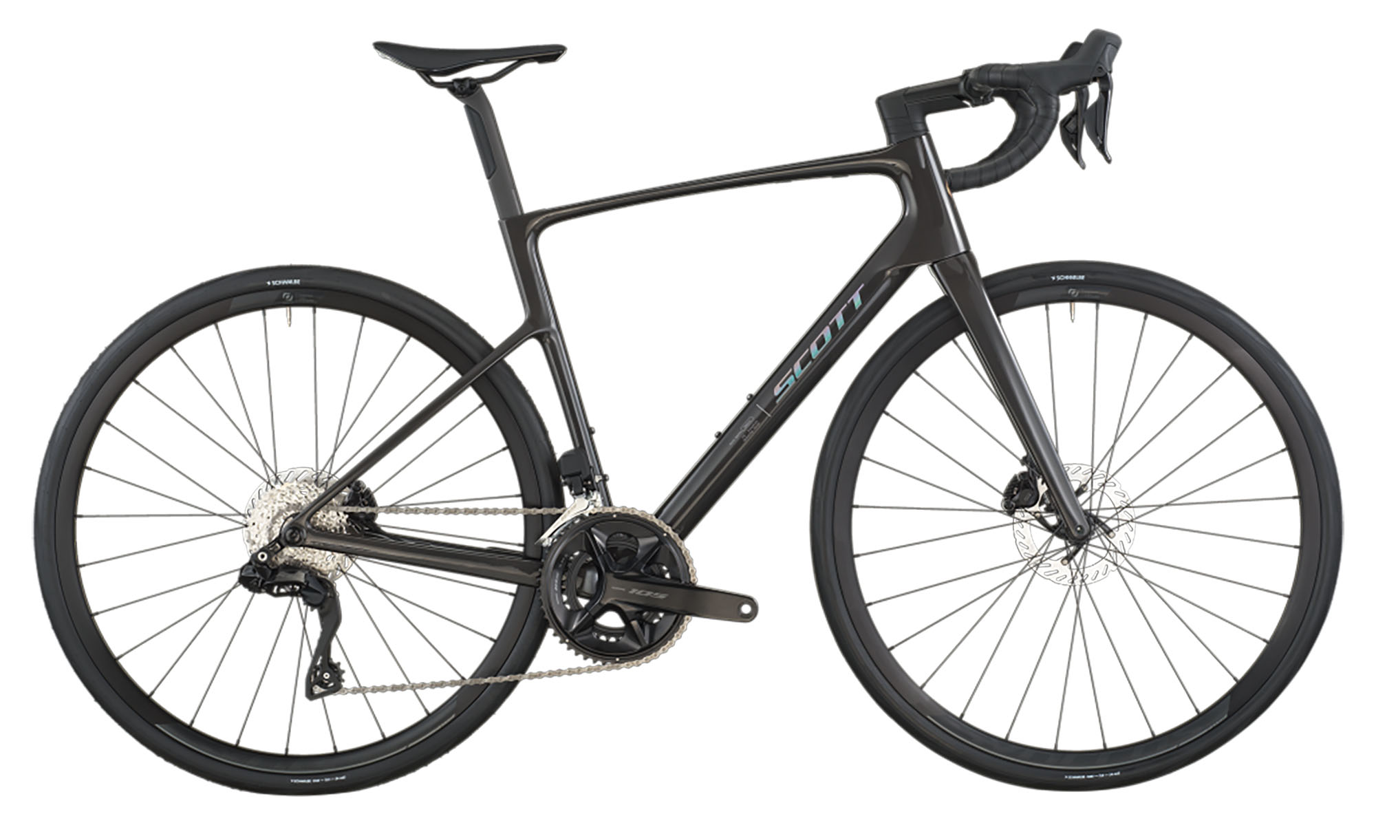 Велосипед SCOTT ADDICT 40 28" (700c), размер L, год 2026, черный, KH 5