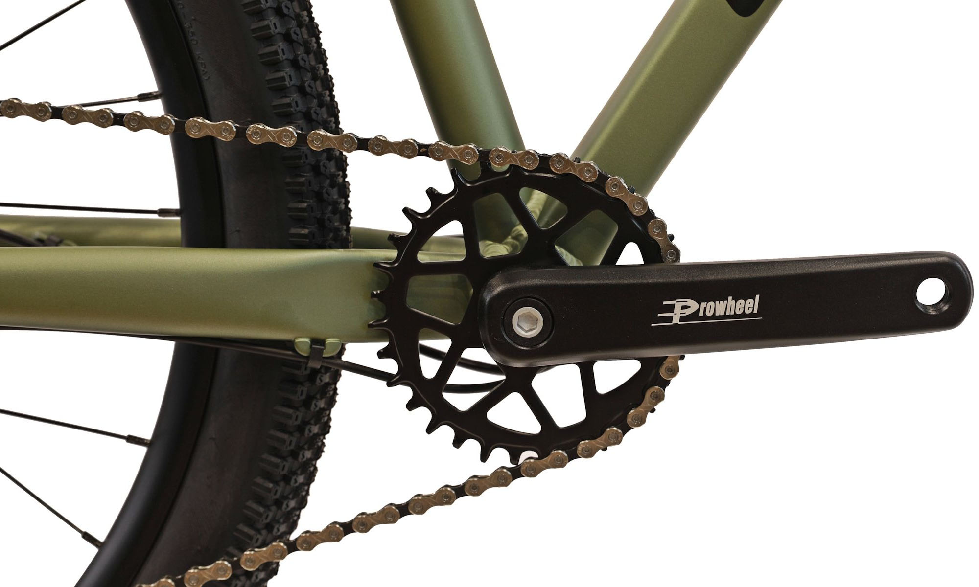Велосипед Cyclone RX 26" размер XS, рама 12.5", 2025, Зелено-серый (мат)  6