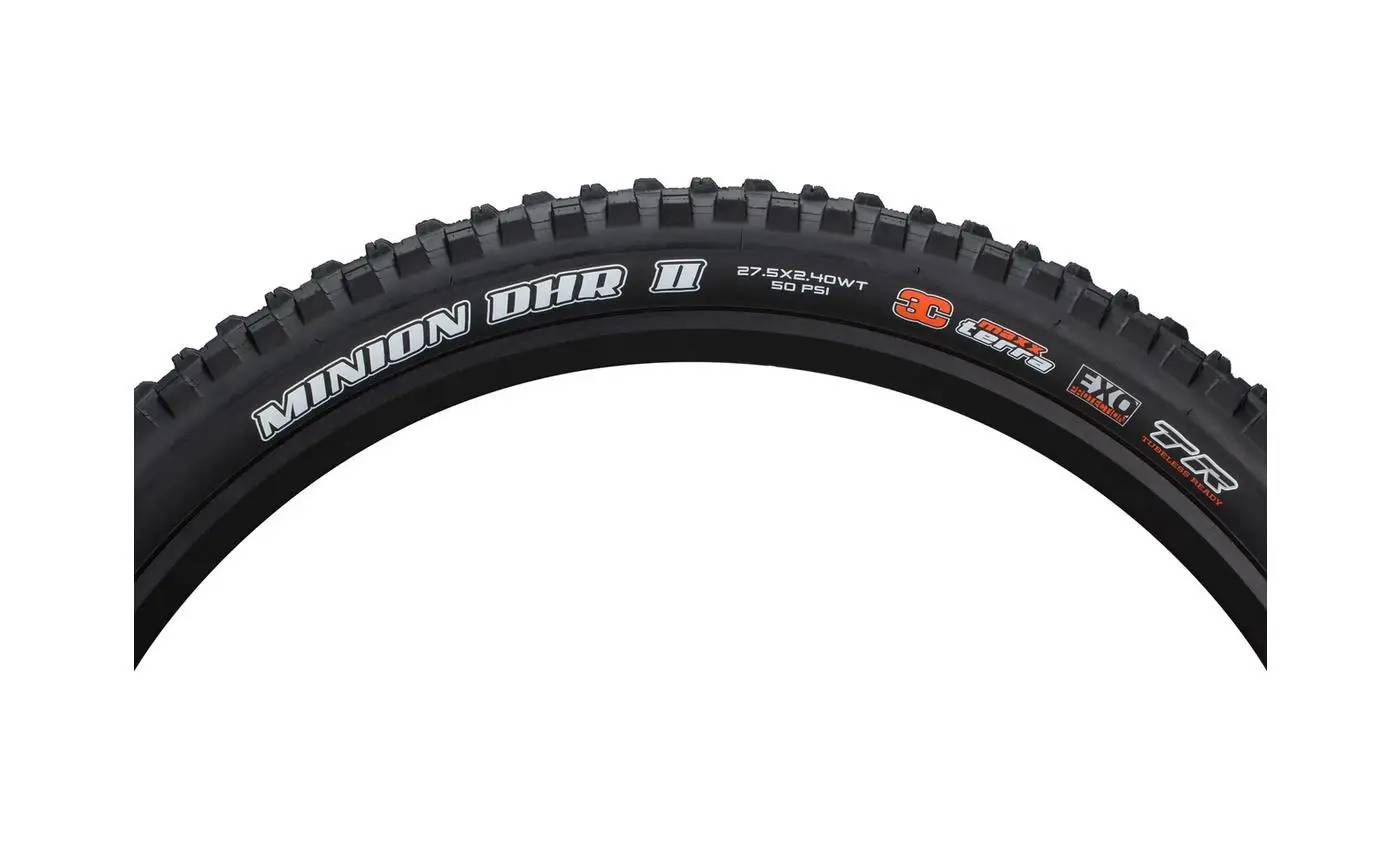 Фотография Покрышка Maxxis MINION DHR II 27.5X2.40WT TPI-60 Foldable 3CT/EXO/TR 4