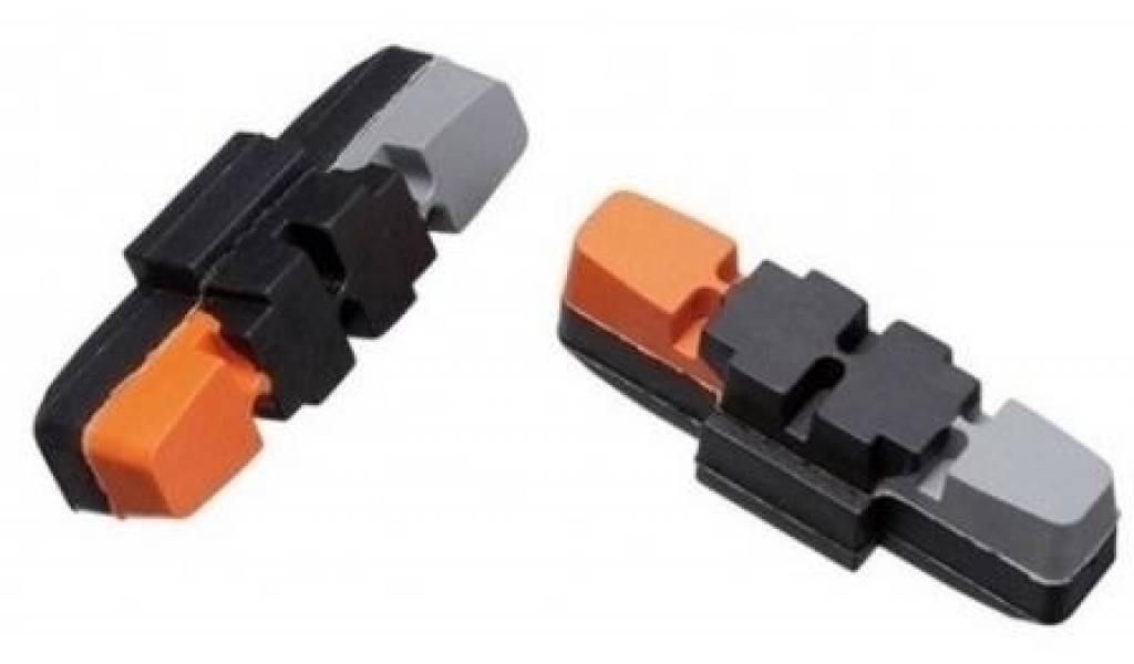 Тормозные колодки MTB-950 v-brake Baradine,Magura,BMX-trial,черно-серо-оранжевый 