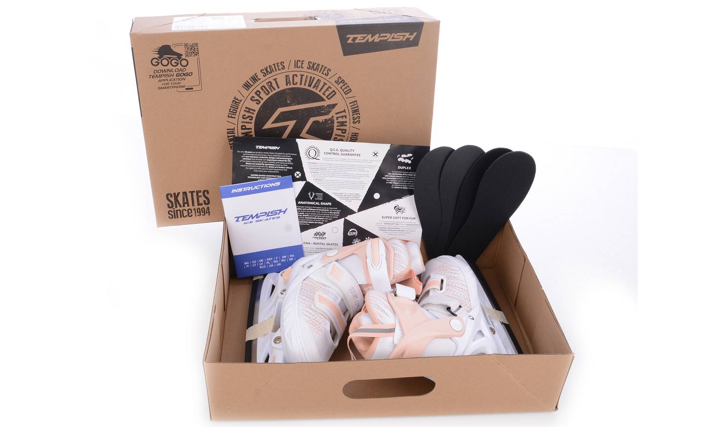 Ковзани розсувні Tempish GOKID ICE GIRL розмір 33-36 14 Ковзани розсувні Tempish GOKID ICE GIRL розмір 33-36 14